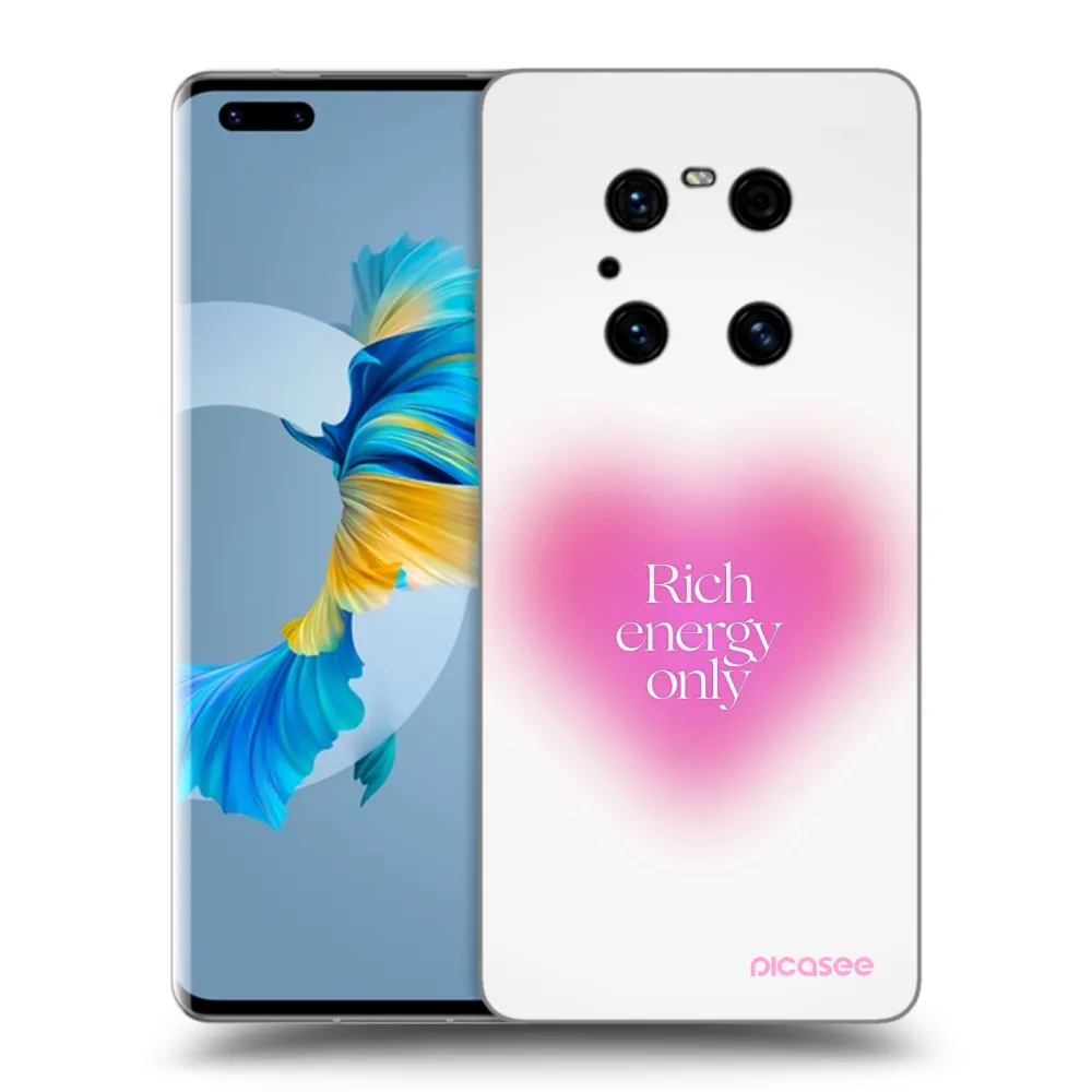 Silikónový prehľadný obal pre Huawei Mate 40 Pro - Rich Energy