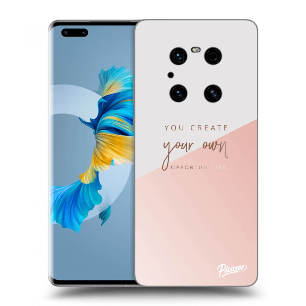 Picasee silikónový prehľadný obal pre Huawei Mate 40 Pro - You create your own opportunities