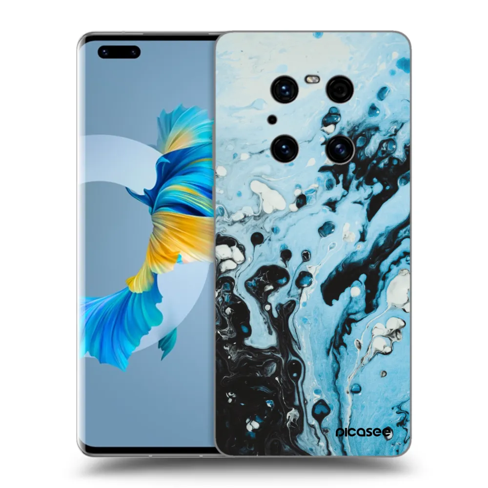 Silikónový prehľadný obal pre Huawei Mate 40 Pro - Organic blue