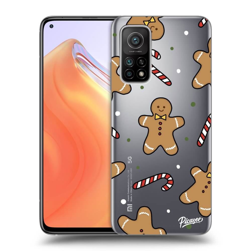 Picasee silikónový prehľadný obal pre Xiaomi Mi 10T - Gingerbread