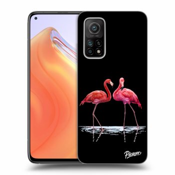Picasee ULTIMATE CASE pro Xiaomi Mi 10T - Flamingos couple