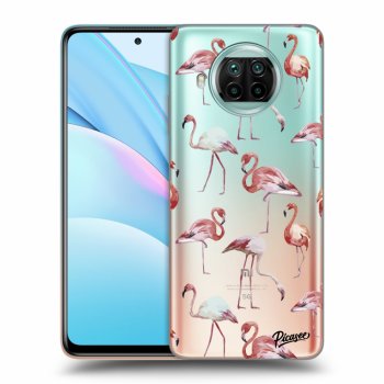 Picasee silikónový prehľadný obal pre Xiaomi Mi 10T Lite - Flamingos