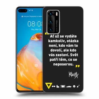 Obal pre Huawei P40 - Kazma - SVĚT PATŘÍ TĚM, CO SE NEPOSEROU