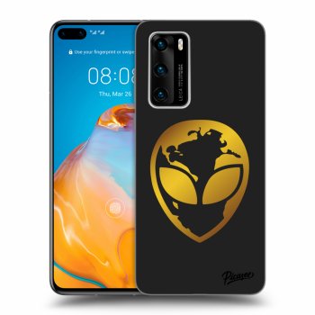 Obal pre Huawei P40 - EARTH - Gold Alien 3.0