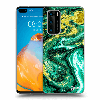 Obal pre Huawei P40 - Green Gold