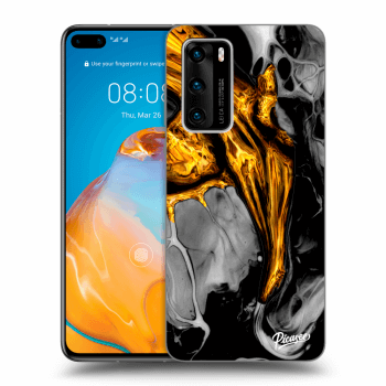 Obal pre Huawei P40 - Black Gold