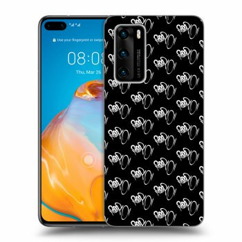 Obal pre Huawei P40 - Separ - White On Black