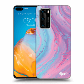 Obal pre Huawei P40 - Pink liquid