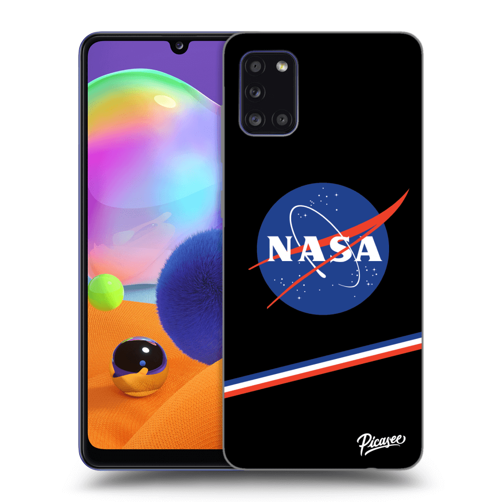 Picasee silikónový čierny obal pre Samsung Galaxy A31 A315F - NASA Original