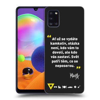 Obal pre Samsung Galaxy A31 A315F - Kazma - SVĚT PATŘÍ TĚM, CO SE NEPOSEROU