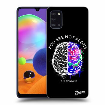 Obal pre Samsung Galaxy A31 A315F - Brain - White