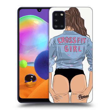 Obal pre Samsung Galaxy A31 A315F - Crossfit girl - nickynellow