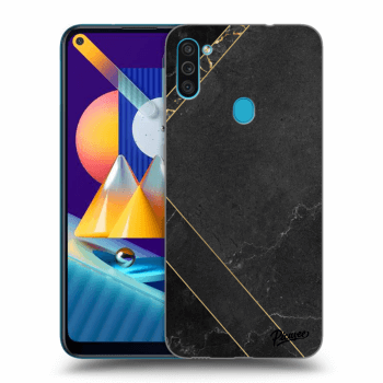 Obal pre Samsung Galaxy M11 - Black tile