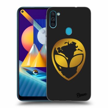Obal pre Samsung Galaxy M11 - EARTH - Gold Alien 3.0