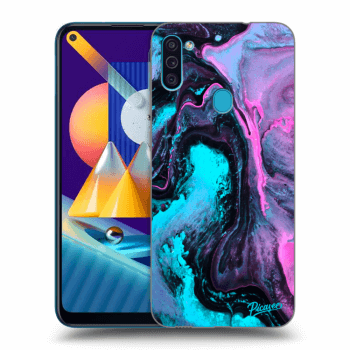 Picasee silikónový čierny obal pre Samsung Galaxy M11 - Lean 2