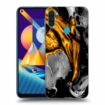 Obal pre Samsung Galaxy M11 - Black Gold