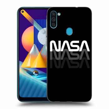 Picasee silikónový prehľadný obal pre Samsung Galaxy M11 - NASA Triple