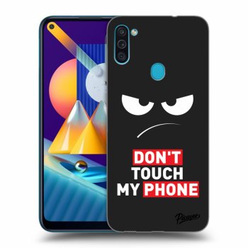 Obal pre Samsung Galaxy M11 - Angry Eyes - Transparent