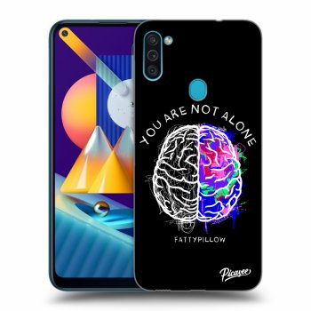 Obal pre Samsung Galaxy M11 - Brain - White