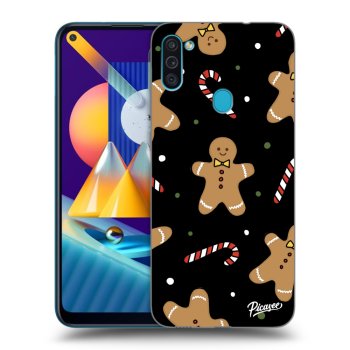 Picasee silikónový čierny obal pre Samsung Galaxy M11 - Gingerbread