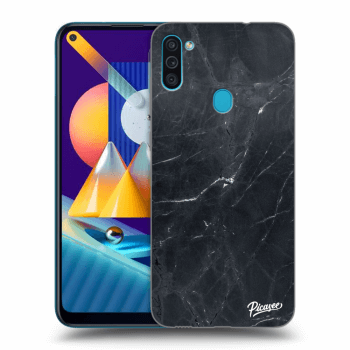 Obal pre Samsung Galaxy M11 - Black marble