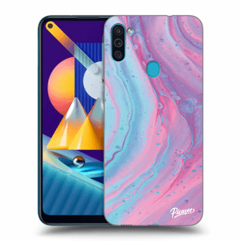 Obal pre Samsung Galaxy M11 - Pink liquid