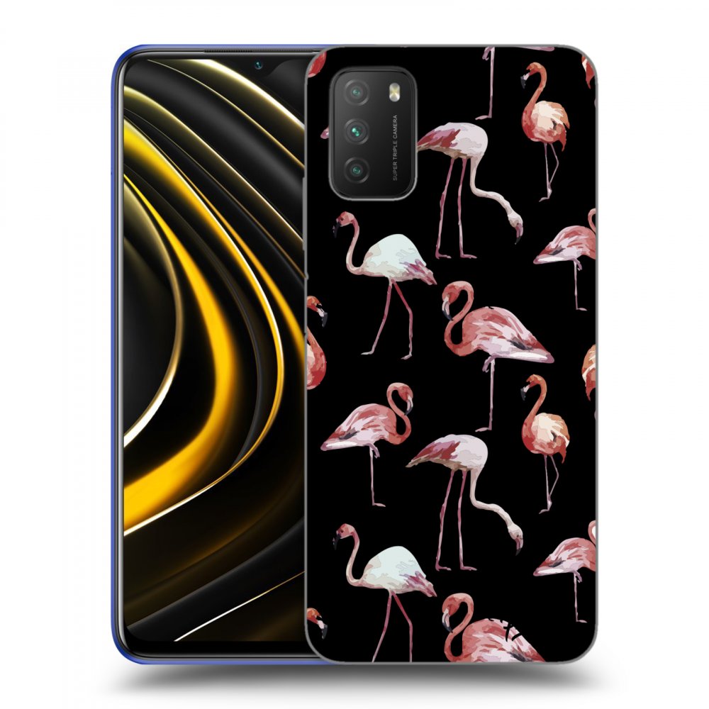 Picasee ULTIMATE CASE pro Xiaomi Poco M3 - Flamingos