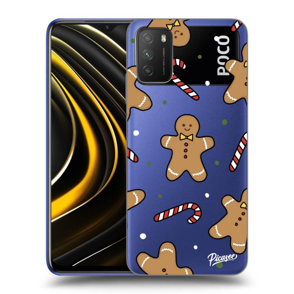 Picasee silikónový prehľadný obal pre Xiaomi Poco M3 - Gingerbread
