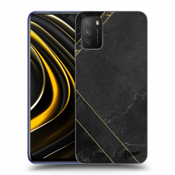 Obal pre Xiaomi Poco M3 - Black tile