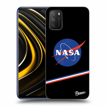 Picasee silikónový čierny obal pre Xiaomi Poco M3 - NASA Original