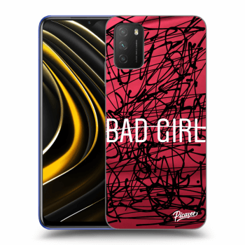 Picasee silikónový prehľadný obal pre Xiaomi Poco M3 - Bad girl