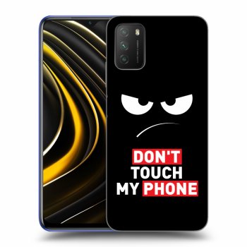 Obal pre Xiaomi Poco M3 - Angry Eyes - Transparent