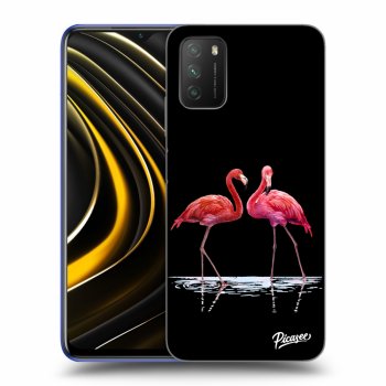 Obal pre Xiaomi Poco M3 - Flamingos couple