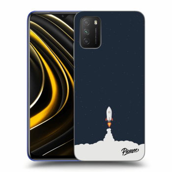Picasee silikónový čierny obal pre Xiaomi Poco M3 - Astronaut 2