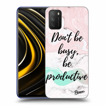 Picasee ULTIMATE CASE pro Xiaomi Poco M3 - Don't be busy, be productive