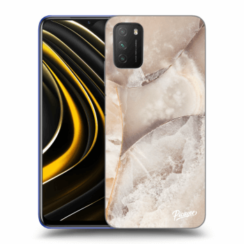 Obal pre Xiaomi Poco M3 - Cream marble