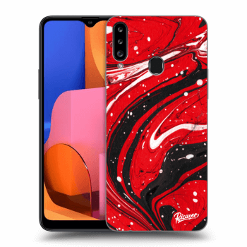 Obal pre Samsung Galaxy A20s - Red black