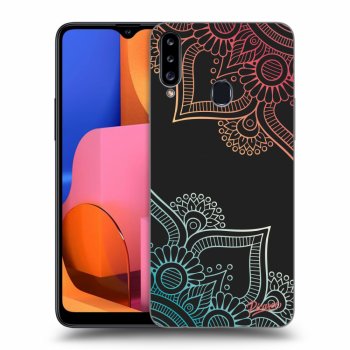 Obal pre Samsung Galaxy A20s - Flowers pattern