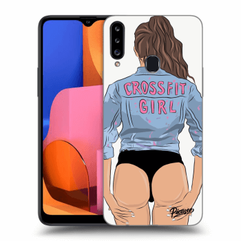 Obal pre Samsung Galaxy A20s - Crossfit girl - nickynellow
