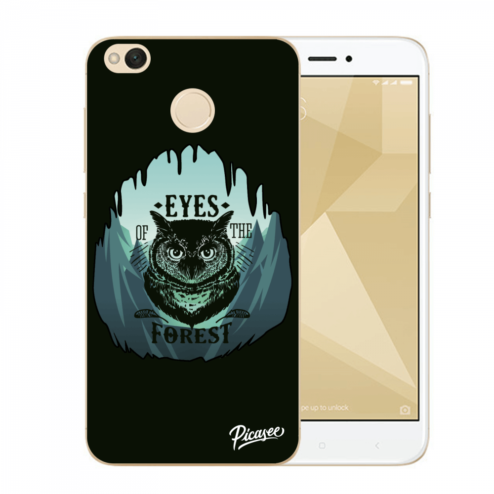 Picasee silikónový prehľadný obal pre Xiaomi Redmi 4X Global - Forest owl