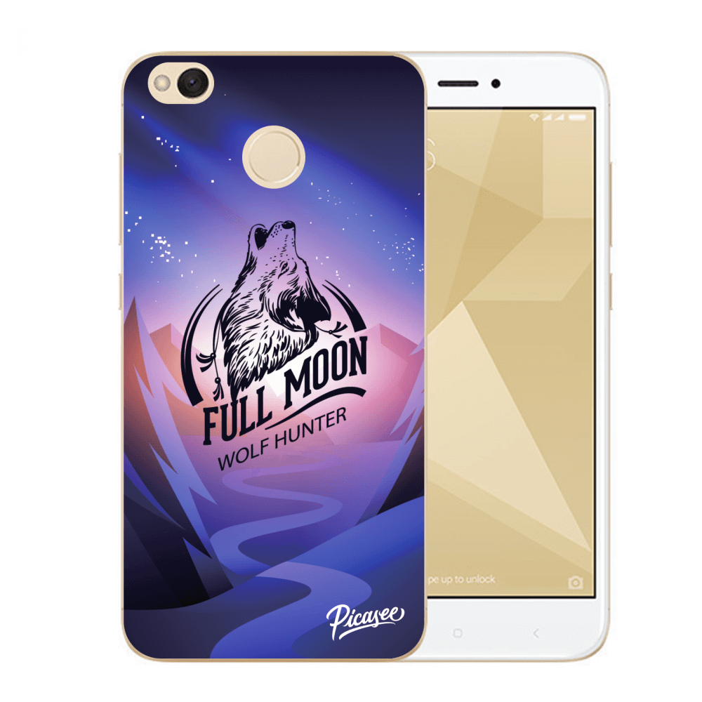 Picasee silikónový prehľadný obal pre Xiaomi Redmi 4X Global - Wolf