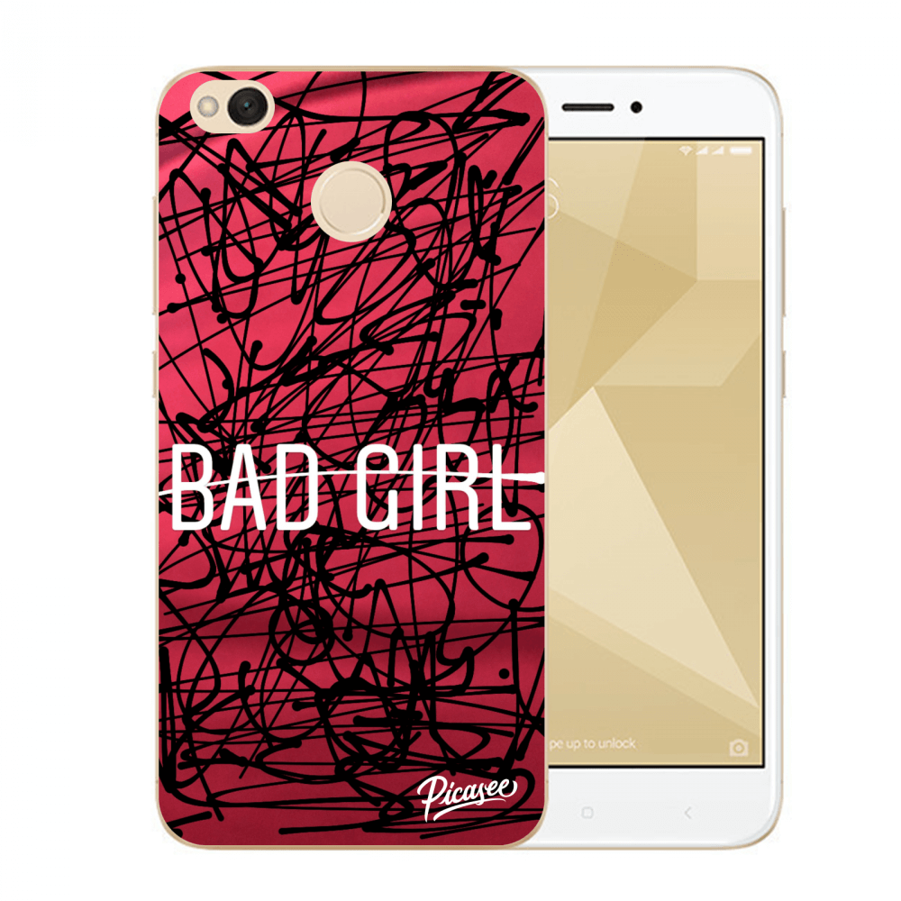 Picasee plastový prehľadný obal pre Xiaomi Redmi 4X Global - Bad girl