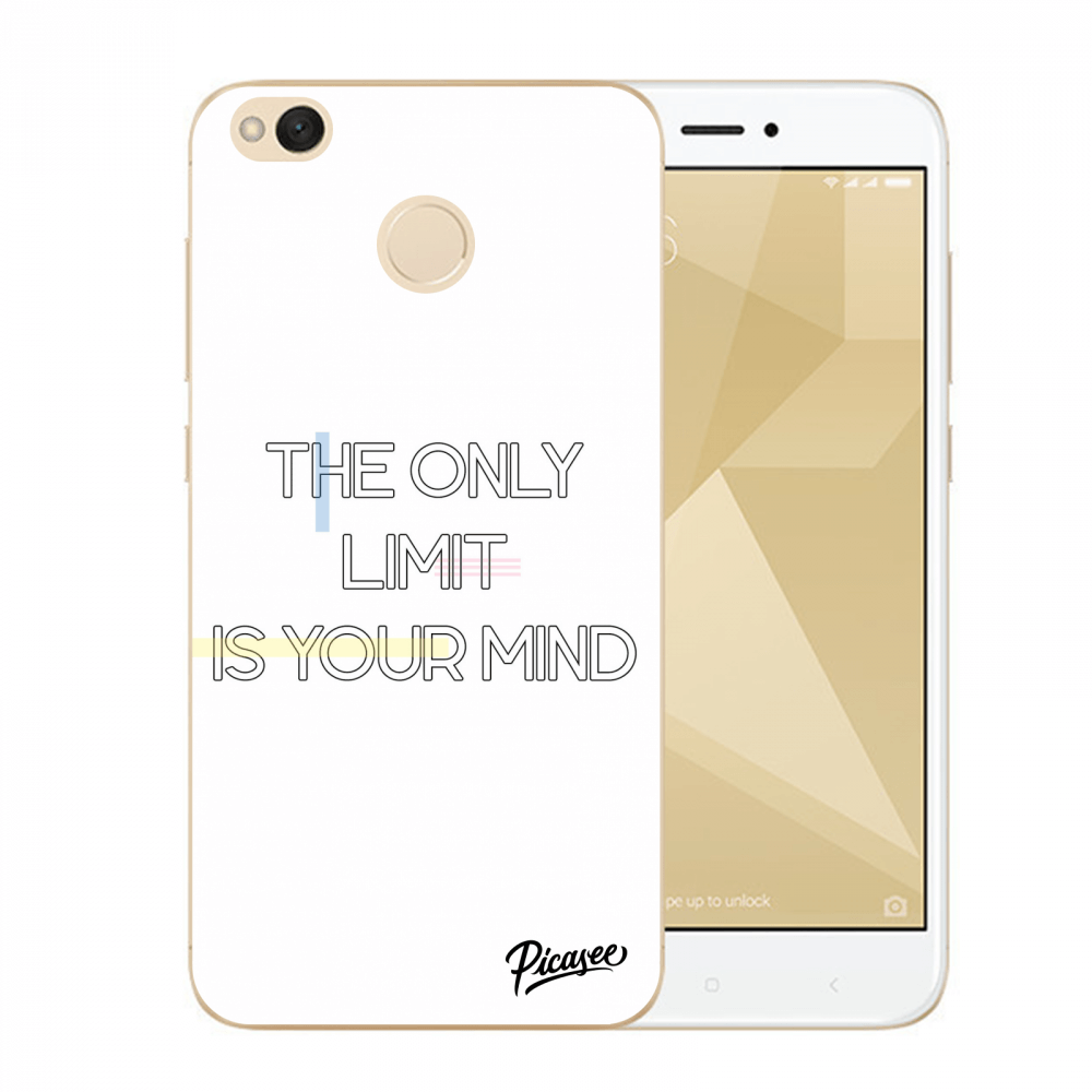 Picasee silikónový prehľadný obal pre Xiaomi Redmi 4X Global - The only limit is your mind