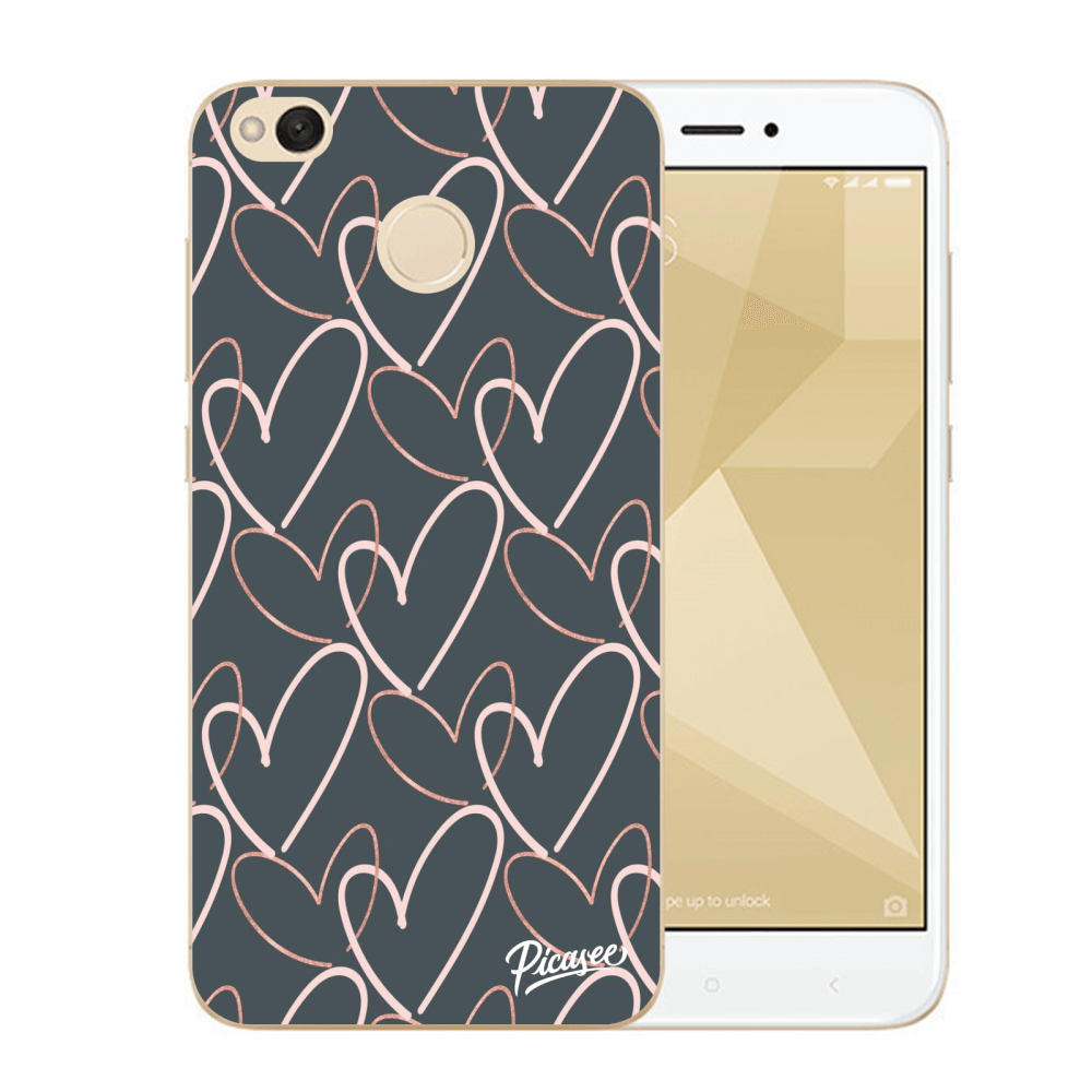 Picasee plastový prehľadný obal pre Xiaomi Redmi 4X Global - Lots of love