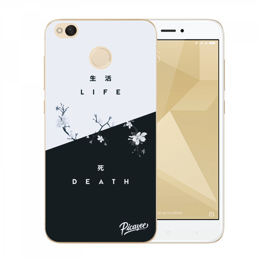 Picasee silikónový prehľadný obal pre Xiaomi Redmi 4X Global - Life - Death