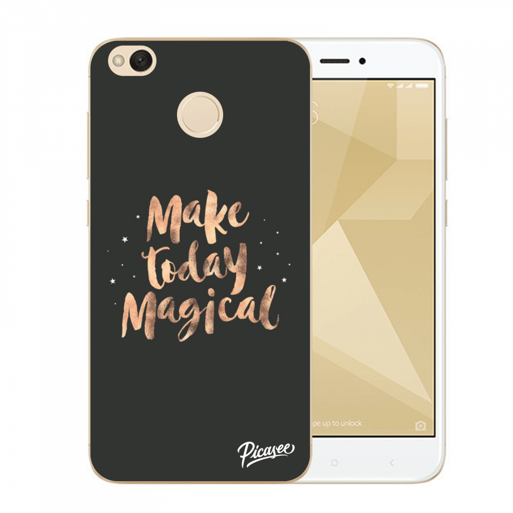 Picasee plastový prehľadný obal pre Xiaomi Redmi 4X Global - Make today Magical