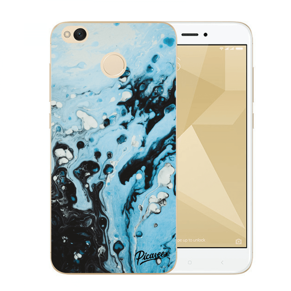 Picasee silikónový prehľadný obal pre Xiaomi Redmi 4X Global - Organic blue