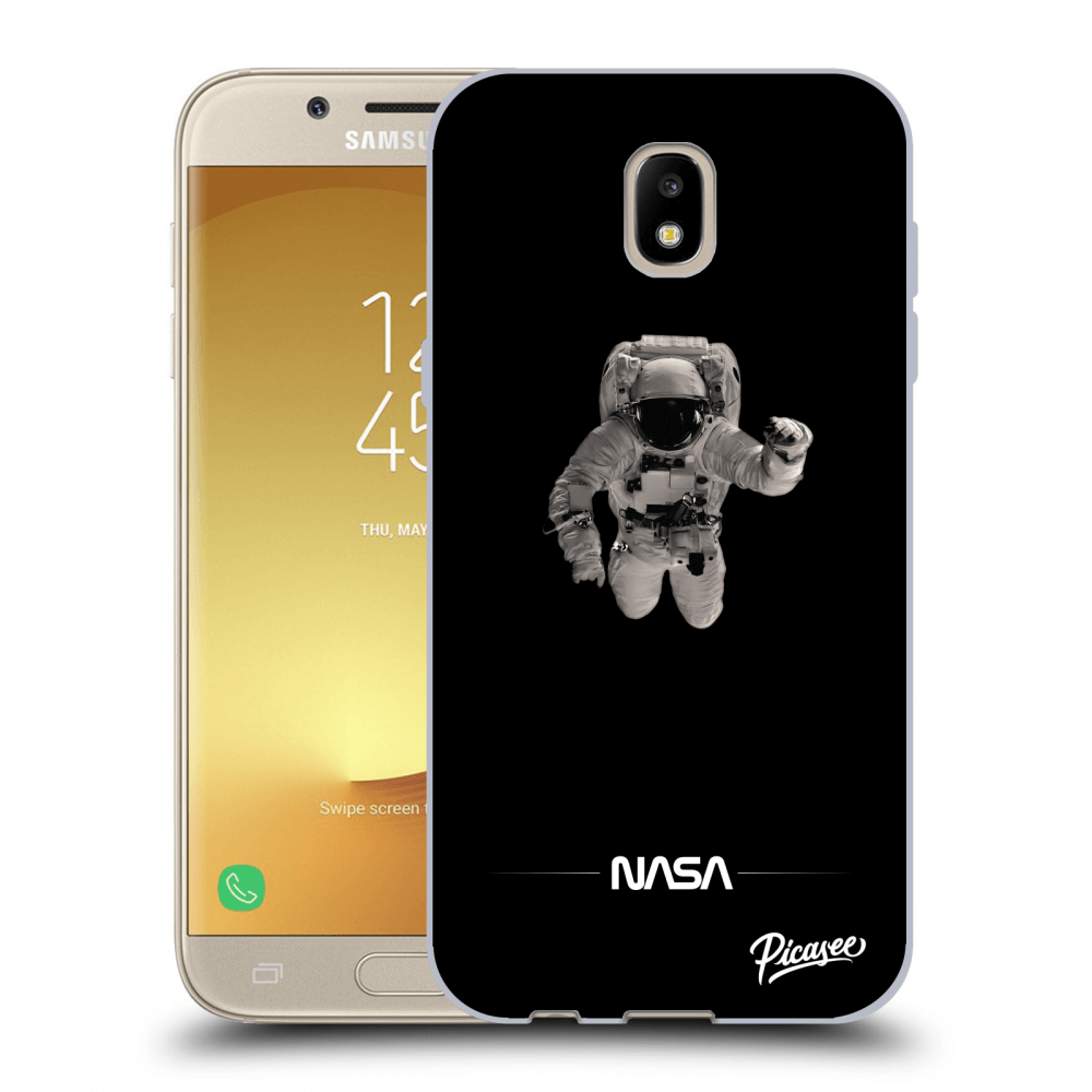 Picasee silikónový čierny obal pre Samsung Galaxy J5 2017 J530F - Astronaut Minimal