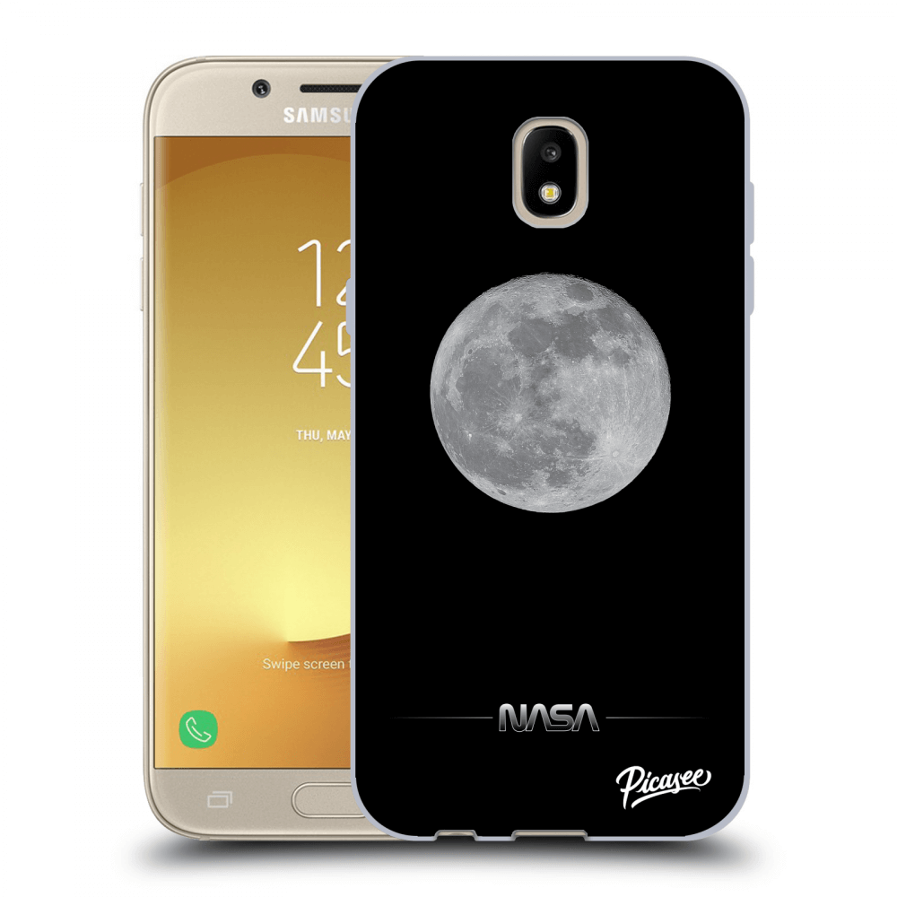 Picasee silikónový čierny obal pre Samsung Galaxy J5 2017 J530F - Moon Minimal