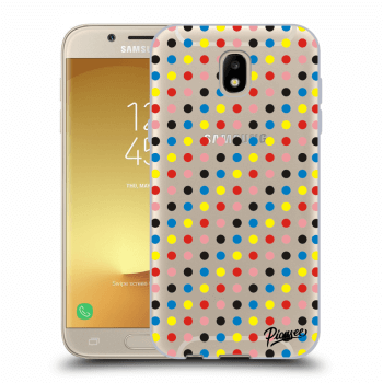 Picasee silikónový prehľadný obal pre Samsung Galaxy J5 2017 J530F - Colorful dots